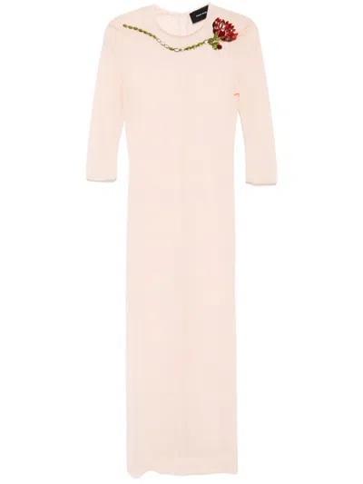 SIMONE ROCHA BALLET MESH COLUMN DRESS