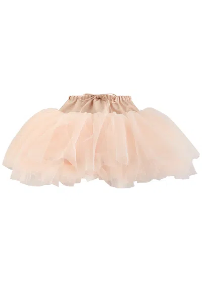 Simone Rocha Ballet Tutu Satin And Tulle Mini Skirt In Light Pink