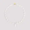 Simone Rocha Pendant Necklace Pearl Beads In Pearl Crystal