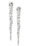 Simone Rocha Beaded Drop Earrings In Mirror