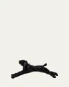 Simone Rocha Hare Beaded Satin Crossbody Bag In Black