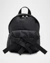 Simone Rocha Beaded Utility Bow Backpack In Black Pearl