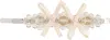 Simone Rocha Beige Petite Bow Detail Flower Hair Clip In Brown