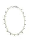 SIMONE ROCHA BELL CHARM AND PEARL NECKLACE,NKS57.0904