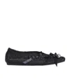 Simone Rocha Bell Hanging Crochet Ballet Shoes In Black