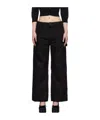 Simone Rocha Belt-loop Casual Pants In Black