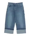 Simone Rocha Cuffed Jeans In Blue