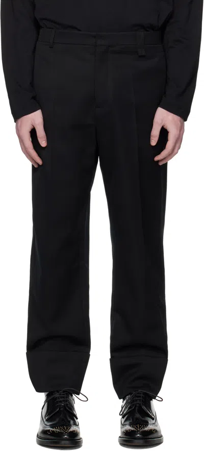 Simone Rocha Belt Loops Slacks In Black