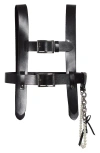Simone Rocha Belted Leather Harness In Black