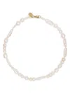Simone Rocha Baroque Pearl Tied Pattern Necklace Accessories In Multicolor