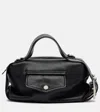 Simone Rocha Biker Belt Mini Leather Tote Bag In Black