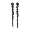 Simone Rocha Bead-emellished Drop Earrings In Black