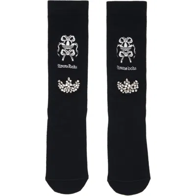 Simone Rocha ブラック Adidas Originalsエディション ハイソックス In Black