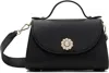 Simone Rocha Valentine Pochette Leather Shoulder Bag In Black/pearl