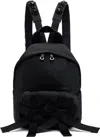Simone Rocha Black Beaded Utility Bow Backpack In Black