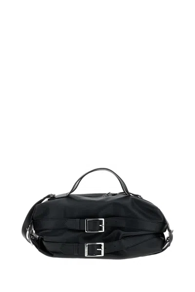 Simone Rocha Black Biker Belt Buckle Calf Leather Bag
