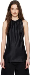 Simone Rocha Black Bow Halter Top In Black