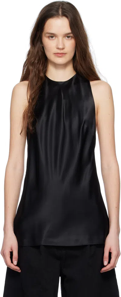 SIMONE ROCHA BLACK BOW HALTER TOP