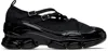Simone Rocha Black Classic Criss Cross Tracker Ballerina Sneakers In Black