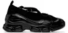 Simone Rocha Black Classic Criss Cross Tracker Ballerina Sneakers In Black