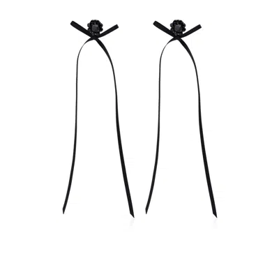 SIMONE ROCHA BLACK EARRINGS