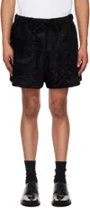 Simone Rocha Black Flared Shorts In Black
