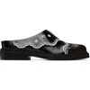 Simone Rocha Square-toe Flat Mules In Black