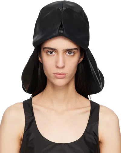 Simone Rocha Black Flower Petal Bucket Hat