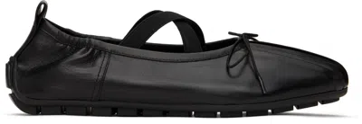 Simone Rocha Black Grip Ballerina Flats