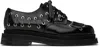Simone Rocha Decorative-stitching Derby Shoes In Black