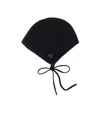 Simone Rocha Crystal-embellished Hat In Black