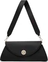 Simone Rocha Black Long Pochette Valentine Bag In Black