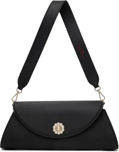 Simone Rocha Black Long Pochette Valentine Bag