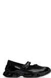 Simone Rocha Black Mesh Tracker Ballerina Sneakers In Black