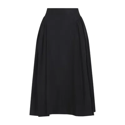 SIMONE ROCHA BLACK MIDI SKIRT