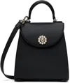 Simone Rocha Valentine Mini Leather Tote Bag In Black