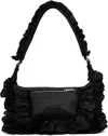 Simone Rocha Pillowcase Broderie Anglaise-trimmed Shell Shoulder Bag In Black