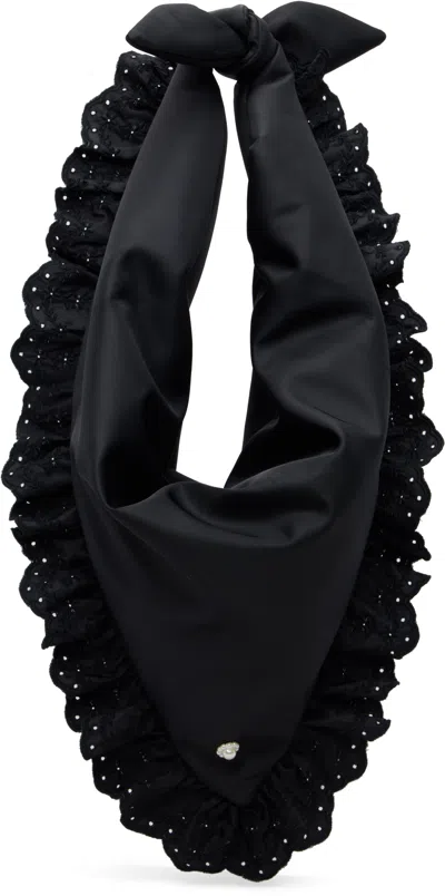 Simone Rocha Black Pillowcase Satchel Bag