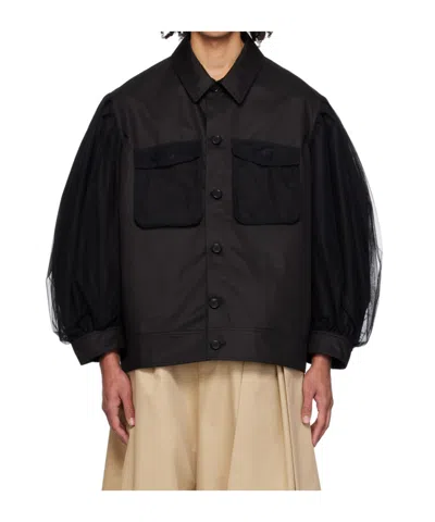Simone Rocha Black Puff Jacket