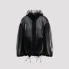 Simone Rocha Puff-sleeved Hooded Jacket In Black