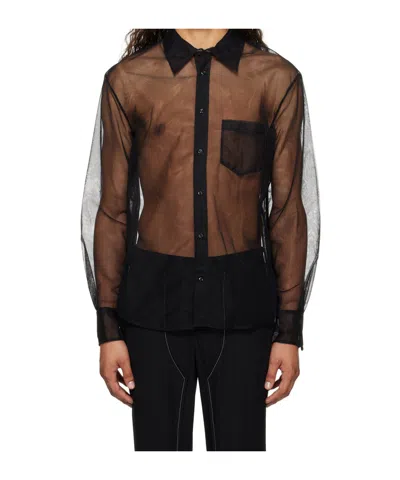 Simone Rocha Black Embellished Shirt