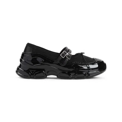 Simone Rocha Black Sneakers With Glossy Finish