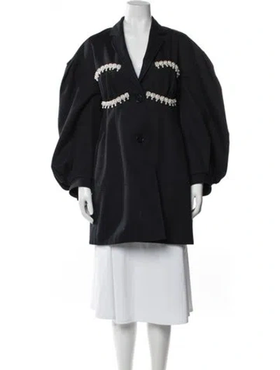 Pre-owned Simone Rocha Blazer In Black