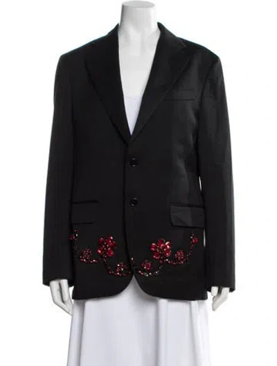 Pre-owned Simone Rocha Blazer In Black