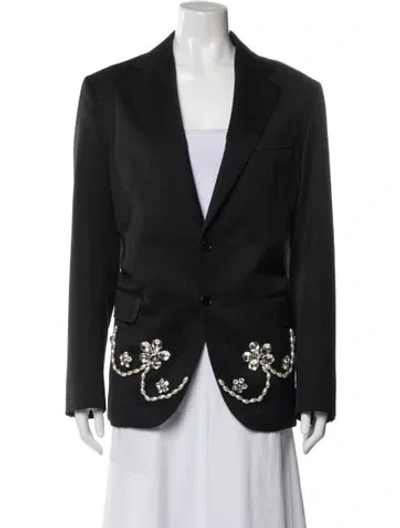 Pre-owned Simone Rocha Blazer In Gray