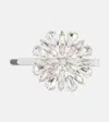 Simone Rocha Blossom Crystal-embellished Hair Clip In Silver