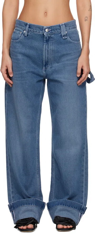Simone Rocha Blue Straight Leg Jeans