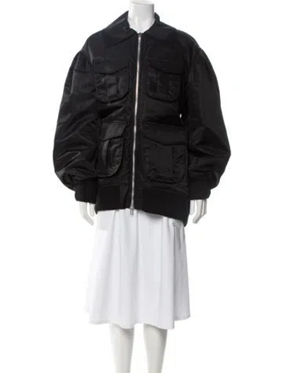 Pre-owned Simone Rocha Bomber Jacket W/ Tags In Black