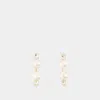 Simone Rocha Double Ended Earrings In Beige