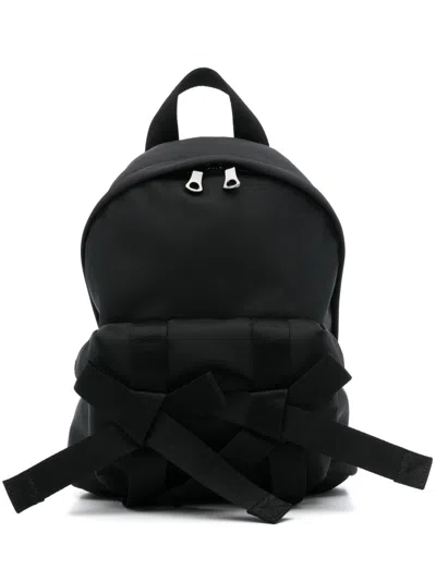 Simone Rocha Bow Backpack In Black